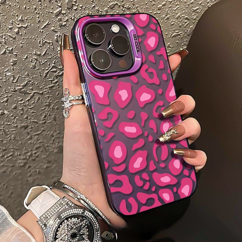 Pink Leopard Print Phone Case  - огляд і ціна Samsung Galaxy S24
