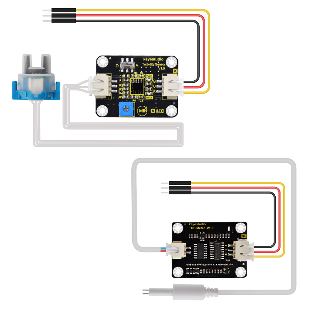 keyestudio TDS Sensor Meter V1 - огляд і ціна Hydration Sensor Skin