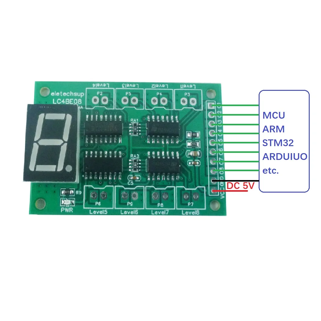 8CH Water Level Digital Tube D - огляд і ціна Hydration Sensor Skin